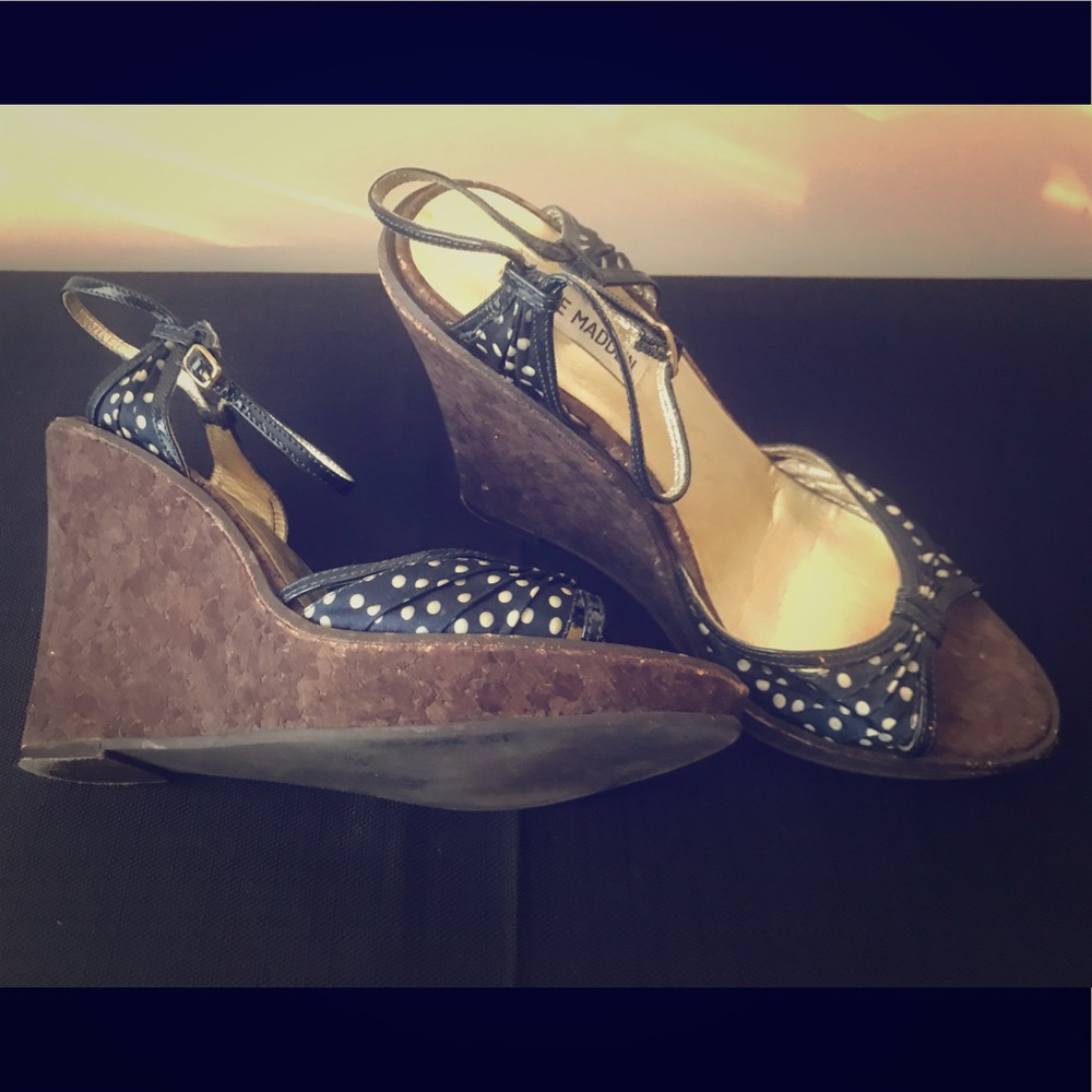 Steve Madden Peep Toe Wedges